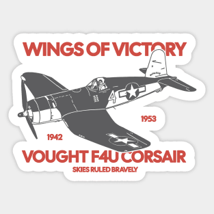 F4U Corsair | World War 2 Plane Sticker